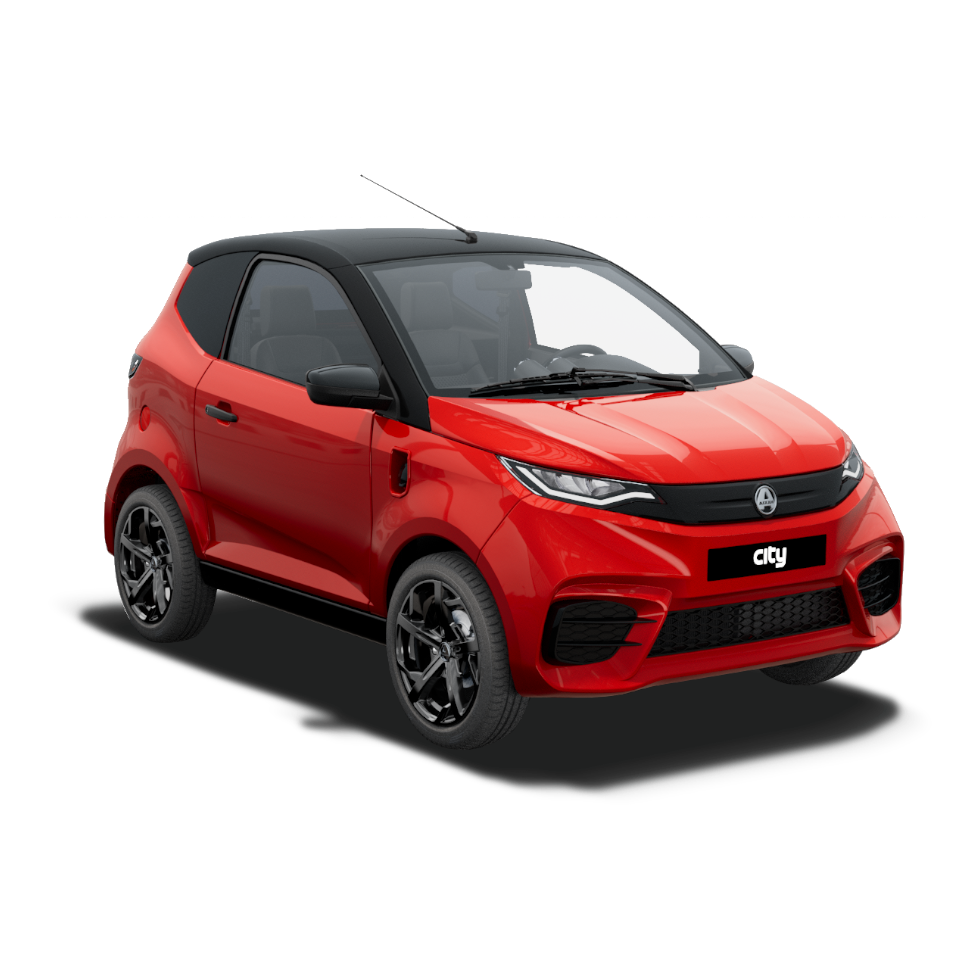 E-City Sport Parelmoer Rood