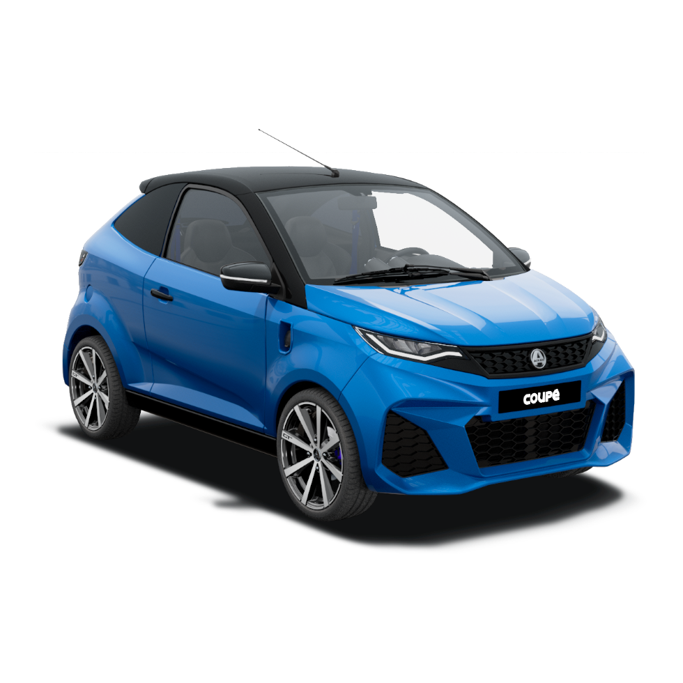 E-Coupé GTI Saffier Blauw