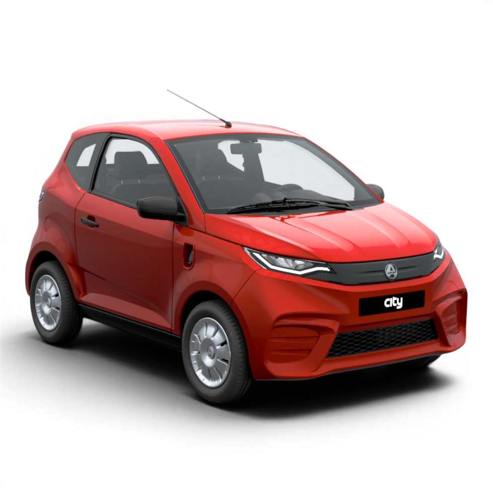 E-City Pack Parelmoer Rood